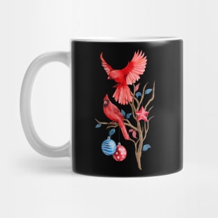 Two Red Birds Mug